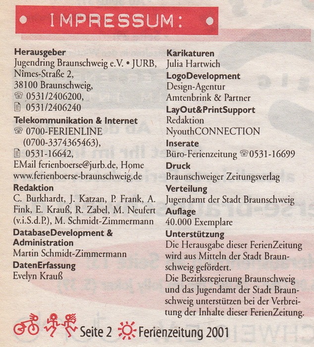 2001 FZ Impressum